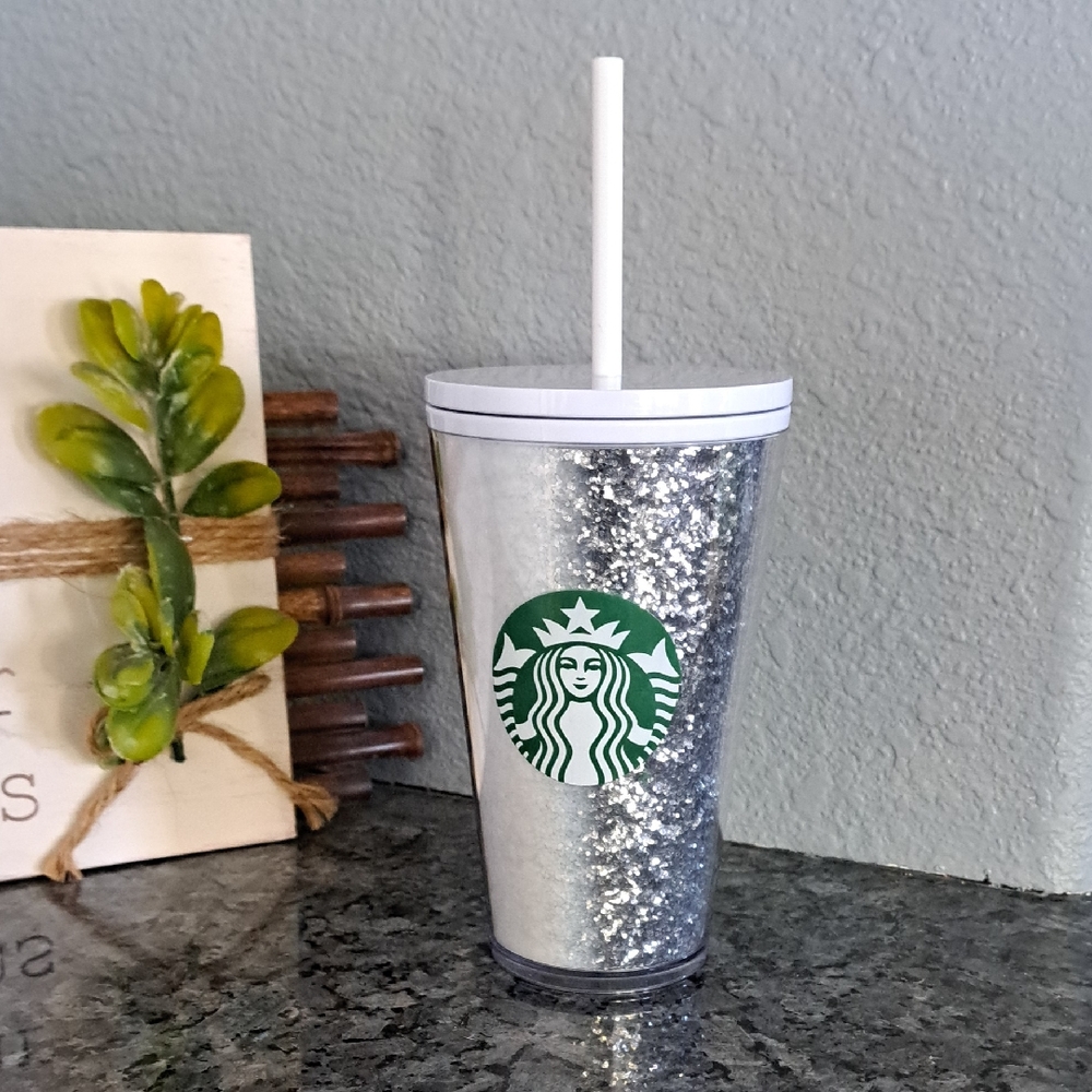 Starbucks 16oz Glitter Tumbler